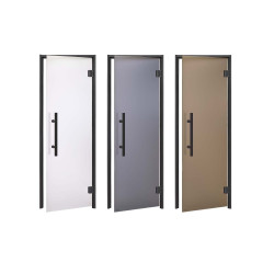 AD PREMIUM glass doors for steam sauna, Matte glass  AD PREMIUM glass doors for steam sauna, Matte glass