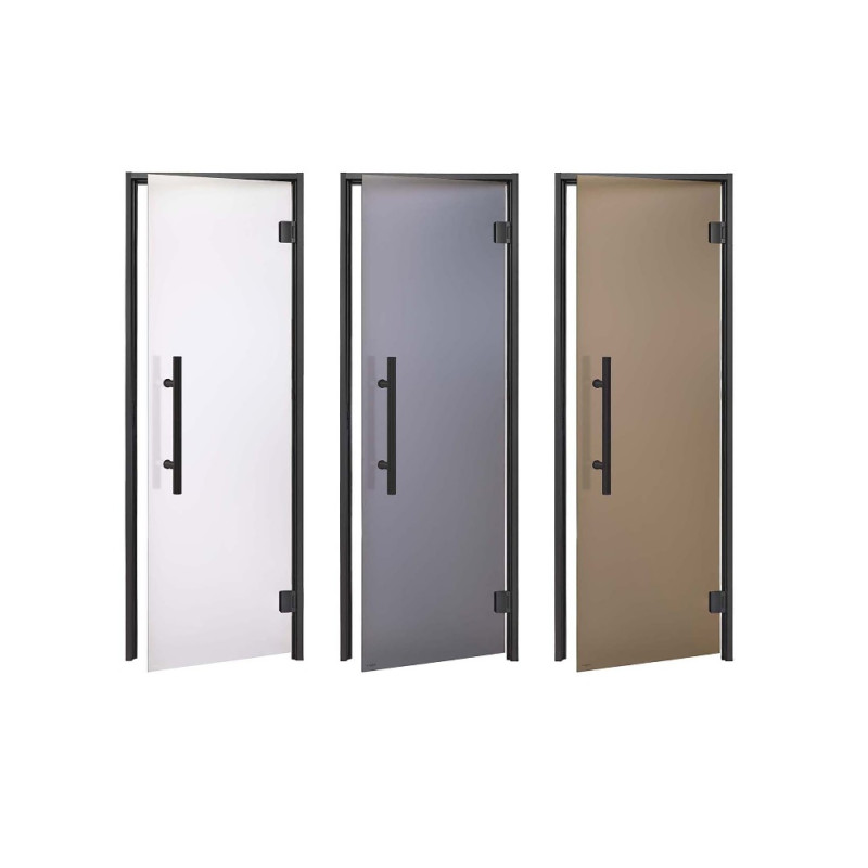 AD PREMIUM glass doors for steam sauna, Matte glass