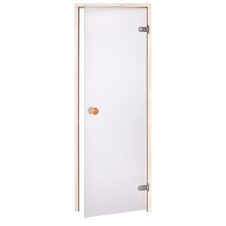 AD STANDART glass sauna doors, Matte glass, 70 x 210, Aspen, Matte clear