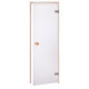 AD STANDART glass sauna doors, Matte glass, 70 x 210, Aspen, Matte clear