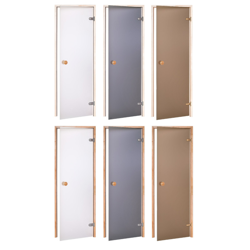 AD STANDART glass sauna doors, Matte glass AD STANDART glass sauna doors, Matte glass