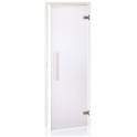AD glass sauna door, White frame, Matte glass - 1
