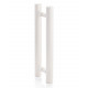 AD glass sauna door, White frame, Matte glass