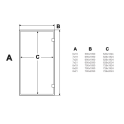 AD glass doors for steam sauna, Bronze glass - 2