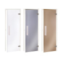 AD glass sauna door, White frame - 0 AD glass sauna door, White frame - 0
