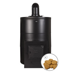 Wood-burning sauna stove - AITO AK-110 with ceramic stones  Wood-burning sauna stove - AITO AK-110 with ceramic stones