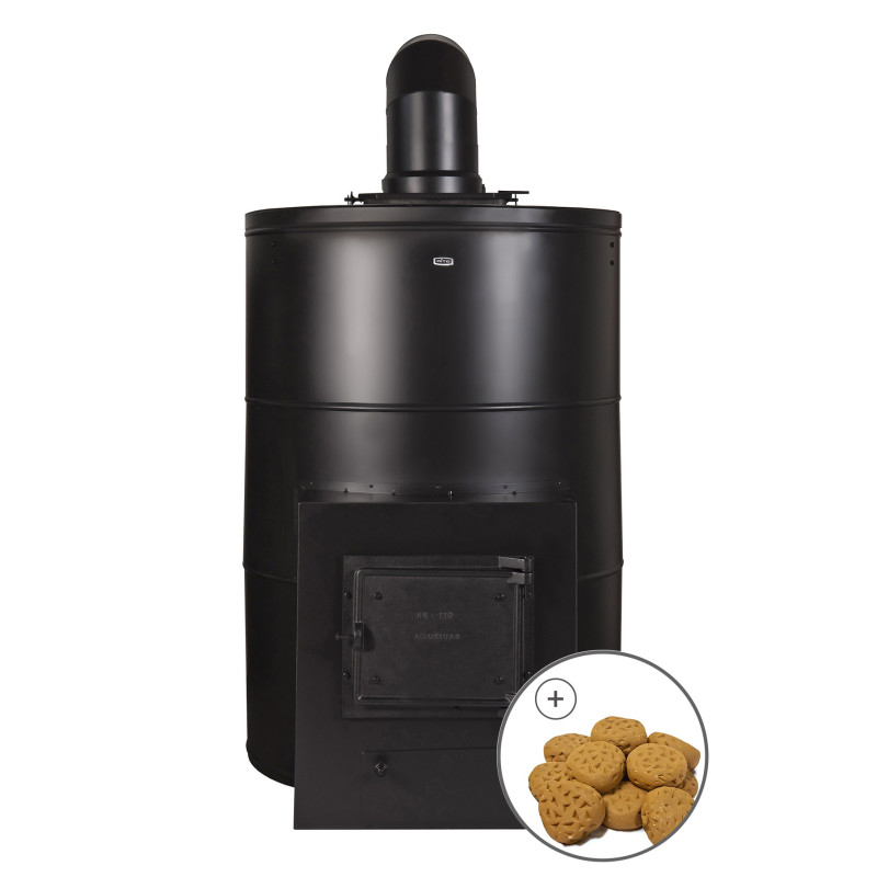 Wood-burning sauna stove - AITO AK-110 with ceramic stones