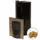 Wood-burning sauna stove - AITO AK-68 ST, with ceramic stones
