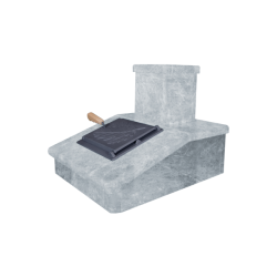 Stone chimney finish, Talkochlorite, 290 mm  Stone chimney finish, Talkochlorite, 290 mm