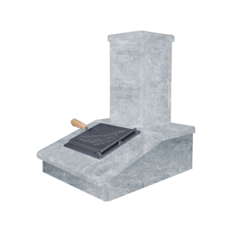 Stone chimney finish, Talkochlorite, 540 mm