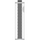Stone grate IKI with chimney, stainless steel