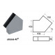 Elbow flat 5F15/45