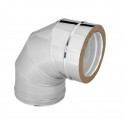 Insulated double wall elbow 90° - 0