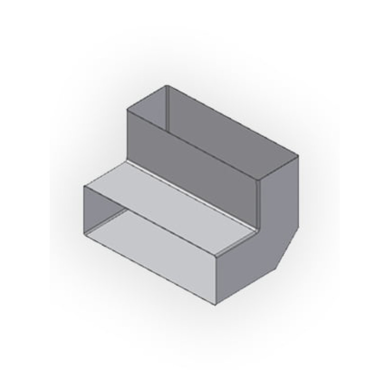 Elbow narrow 50x150, 90° Elbow narrow 50x150, 90°