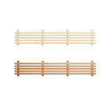 Bottom element of sauna bench, Aspen, Alder - 0