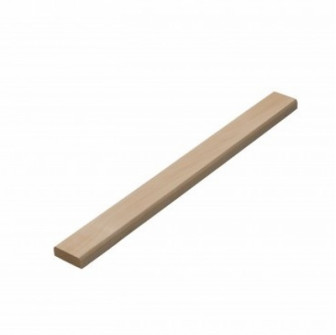 Cover moulding, 8 x 30 mm, linden wood