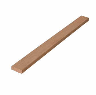 Cover moulding, 8 x 30 mm, alder wood