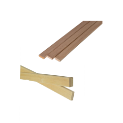 Sauna cover moulding, 15 x 45 mm 
