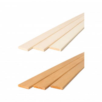 Sauna cover moulding, 15 x 90 mm