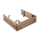 Safety railing - for Harvia Virta Wall heater, thermally treated aspen