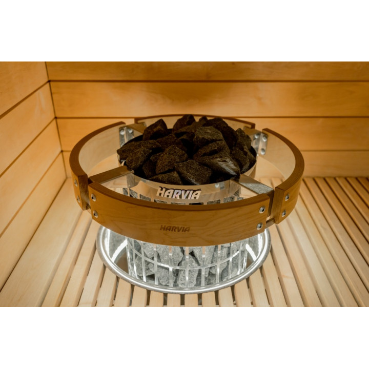 Safety railing HPC4L - for HARVIA Cilindro, with lighting