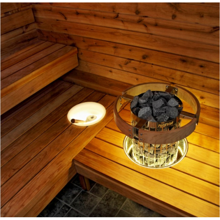 Safety railing HPC4L - for HARVIA Cilindro, with lighting