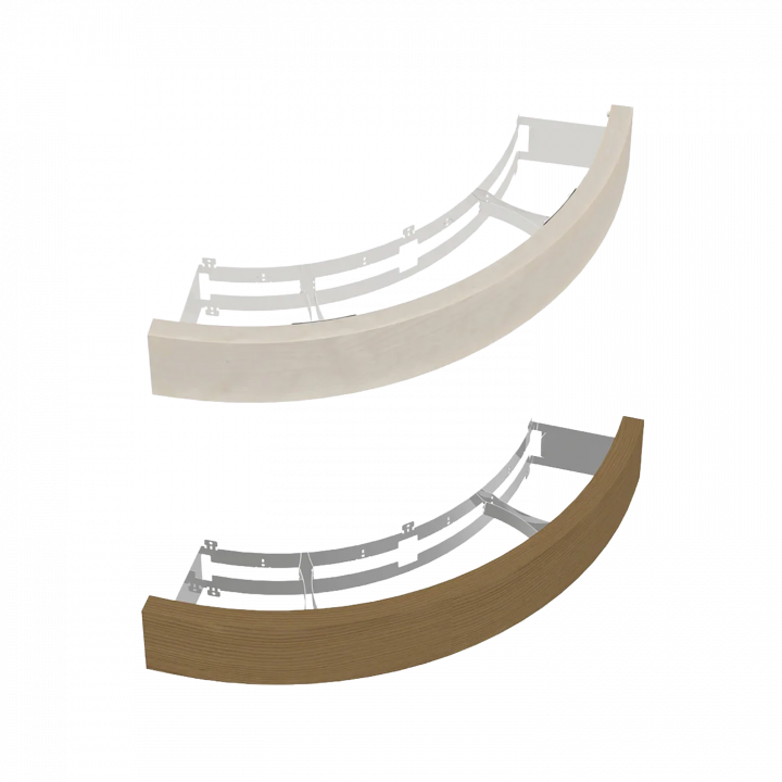 Safety railing - for SAWOTEC Ari Corner heater, cedar
