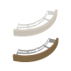 Safety railing - for SAWOTEC Ari Corner heater, cedar