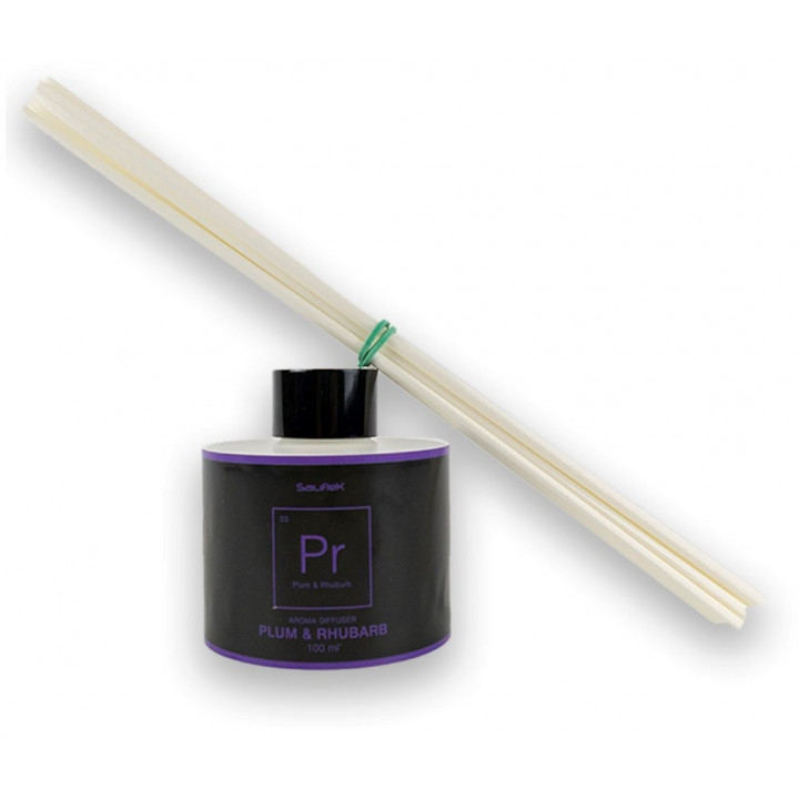 Aromatic scent with sticks, plum and rhubarb scent 100 ml