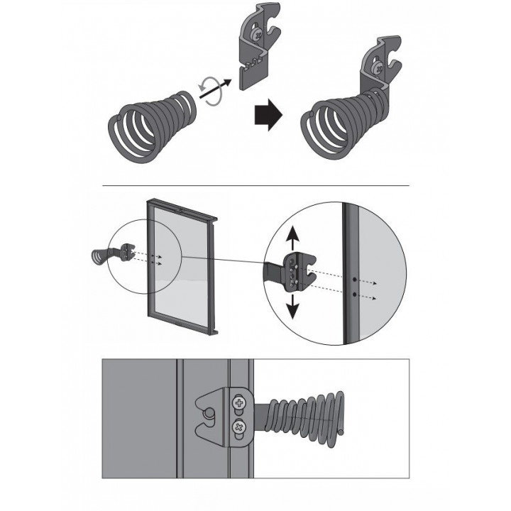 Spare parts - door handle for wood-burning sauna stove HARVIA SP687