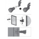 Spare parts - door handle for wood-burning sauna stove HARVIA SP687
