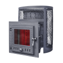 Wood-burning sauna stove GEFEST- Avangard 24 (М) in a round grid - 0
