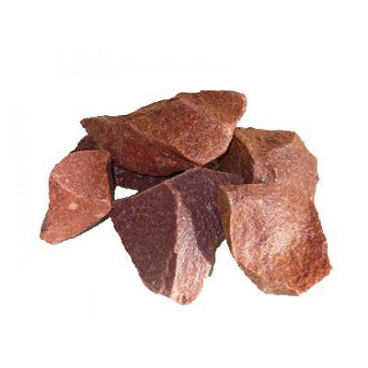 Sauna stones - Raspberry quartzite 10-15 cm, 20 kg
