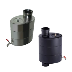 Oval tank for water heating, d.115mm 