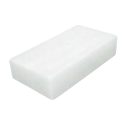 White Himalayan salt brick 200 × 100 × 25 mm - 1