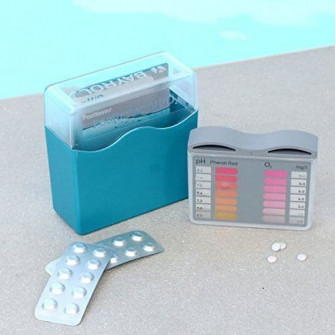 Water tester for pH and O2 (oxygen) determination