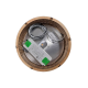 BIRRA LED round sauna light, , light wood