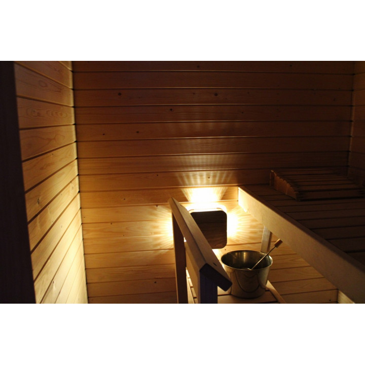 Square BIRRA LED sauna light