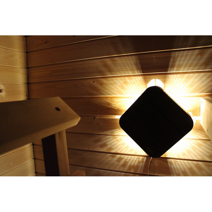Square BIRRA LED sauna light