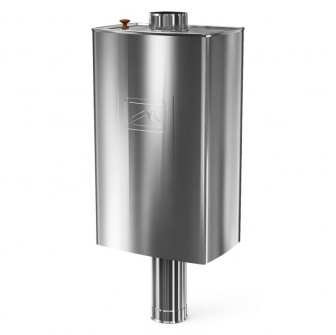 TANK FOR SAUNA 60L WITH THE DISPLACED CHIMNEY