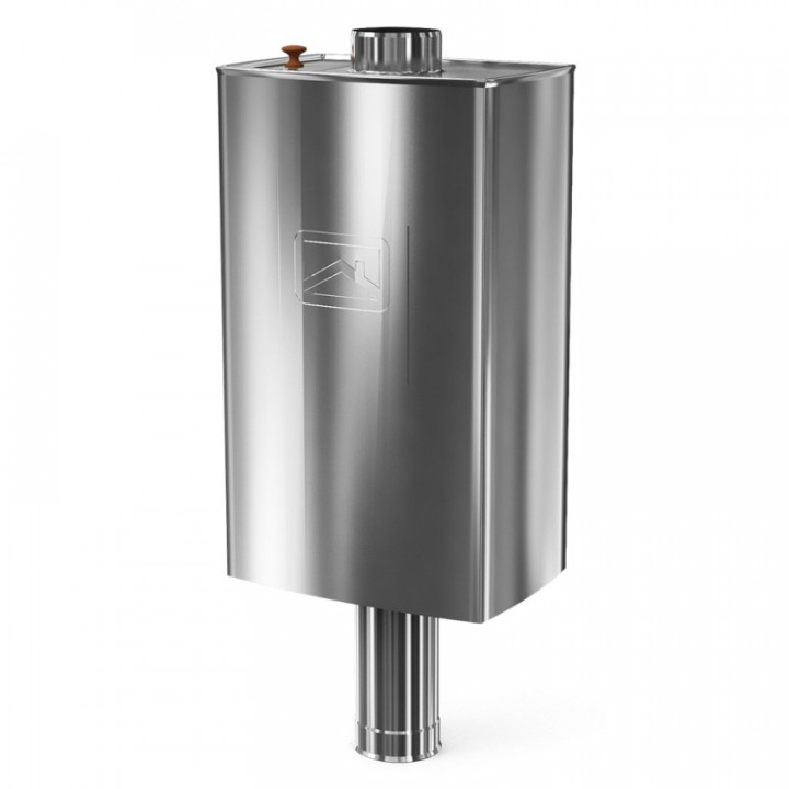 TANK FOR SAUNA 60L WITH THE DISPLACED CHIMNEY