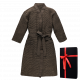 Bathrobe in a gift box, RENTO KENNO, brown