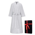 Bathrobe in a gift box, RENTO KENNO, light gray - 0