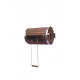 Cylindrical pouring device with stainless steel insert, 30 l