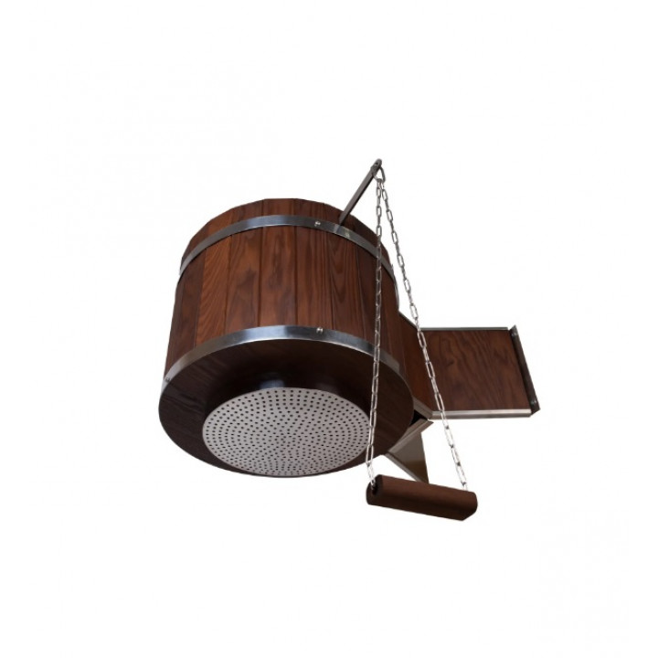 COOLER pouring device made of thermal wood 35 l
