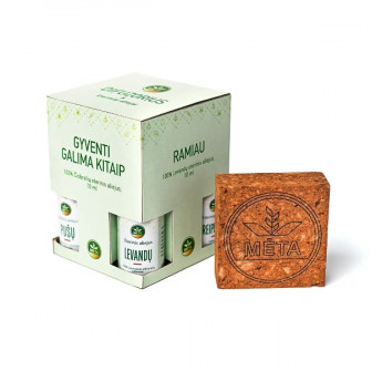Clay Aroma Diffuser with Essential Oil Set – “Mėtinio gyvenimo”