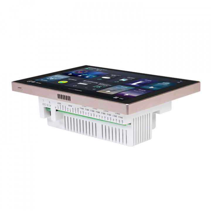 DM868T in-wall music system with 8-inch touchscreen