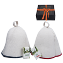 Gift set in a gift box WHITE PAIR. Caps and essential oils - 0