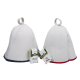 Gift set in a gift box WHITE PAIR. Caps and essential oils