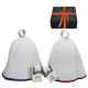 Gift set in a gift box WHITE PAIR. Caps and essential oils